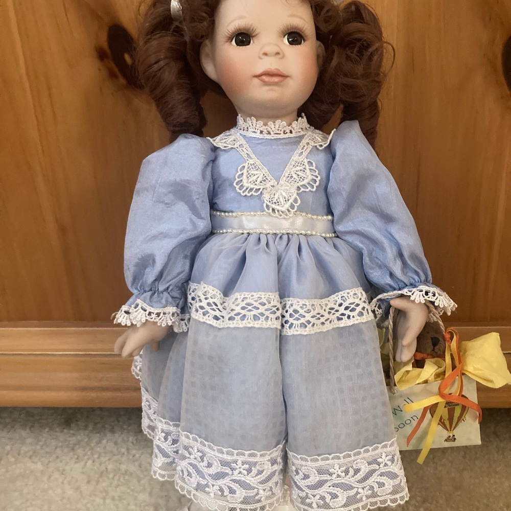 Marie Osmond Get Well Doll with teddy bear